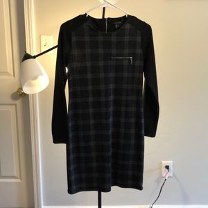 A cute plaid black dress!!